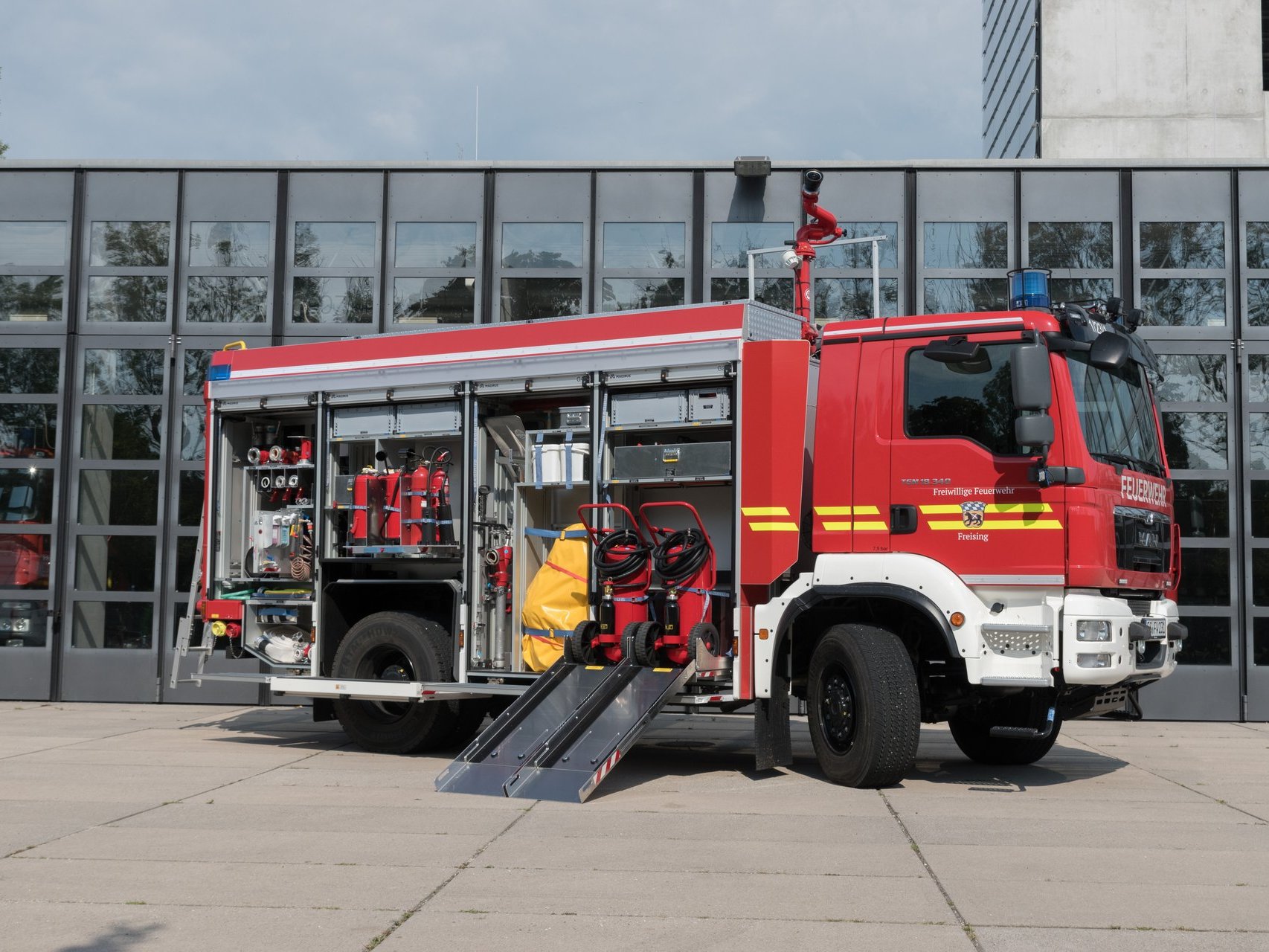 Ein TLF4000 in Freising